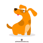 Cartoon dog vector